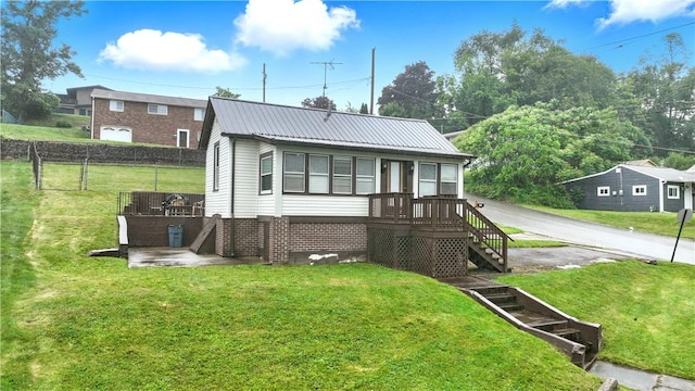 1231 19th Ave, Patterson Twp, PA 15010 - bungalow-style home featuring stairway and metal roof