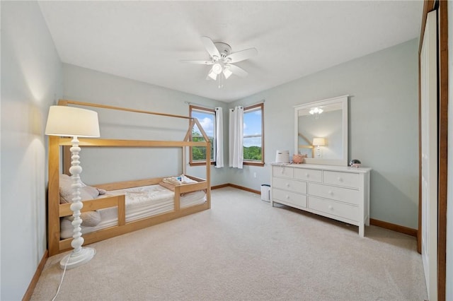 1016 Noble Pine Ct, Trafford, PA 15085 - unfurnished bedroom with carpet flooring, baseboards, and ceiling fan