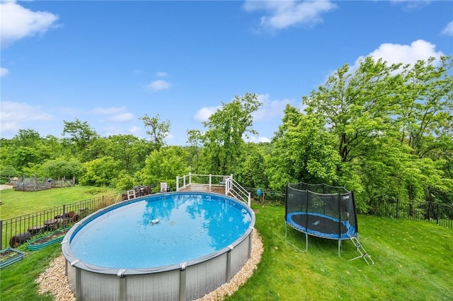 1016 Noble Pine Ct, Trafford, PA 15085 - view of pool with a trampoline