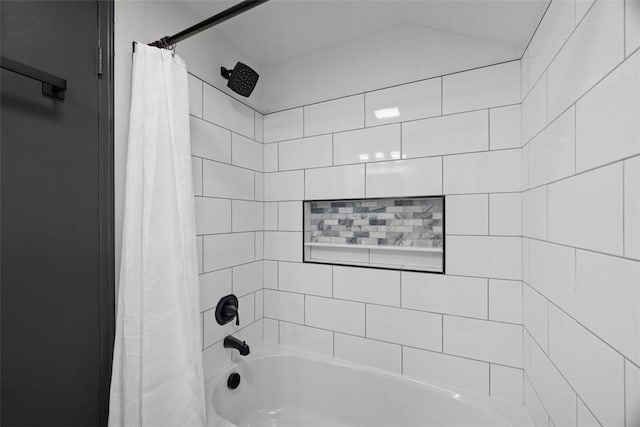2874 Midland St, Brookline, PA 15226 - full bath with shower / bathtub combination with curtain