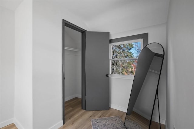 2874 Midland St, Brookline, PA 15226 - unfurnished bedroom with a closet, light wood-style floors, and baseboards