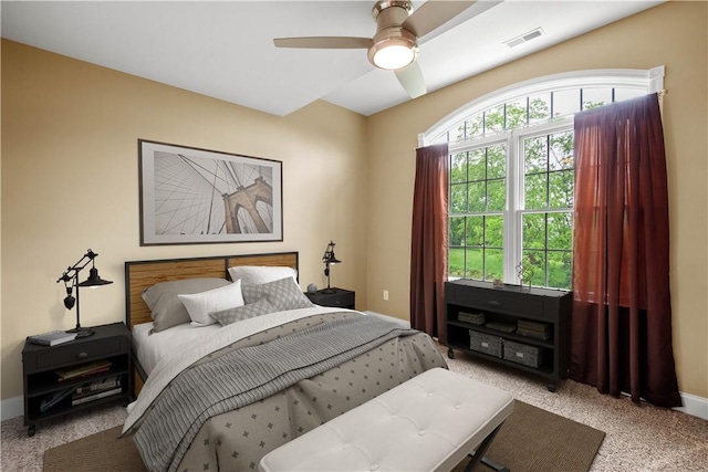 1272 Mcewen Rd, Cecil, PA 15317 - carpeted bedroom with baseboards and a ceiling fan