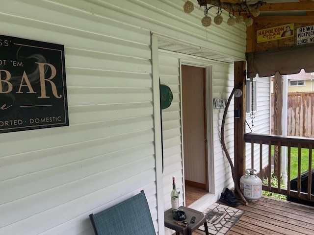 11863 Lakeview, Conneaut Lake Cra, PA 16316 - view of wooden deck