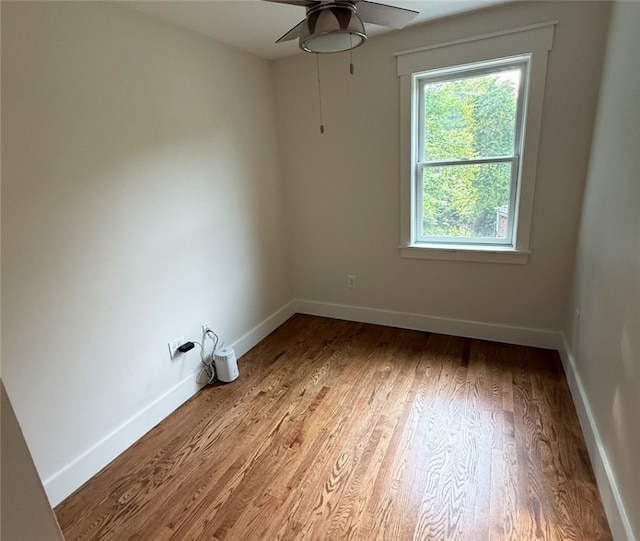 102 Green Vista Dr, Ohio Twp, PA 15237 - spare room with light wood-type flooring and ceiling fan