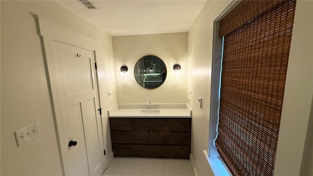 102 Green Vista Dr, Ohio Twp, PA 15237 - bathroom with vanity and tile patterned flooring