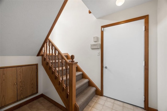 803 E Arcadia Dr, Mccandless, PA 15237 - stairway featuring tile patterned floors