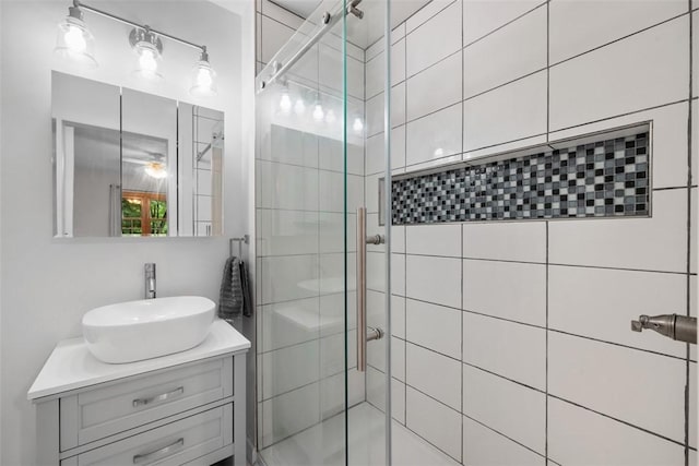 803 E Arcadia Dr, Mccandless, PA 15237 - full bath featuring vanity and a stall shower