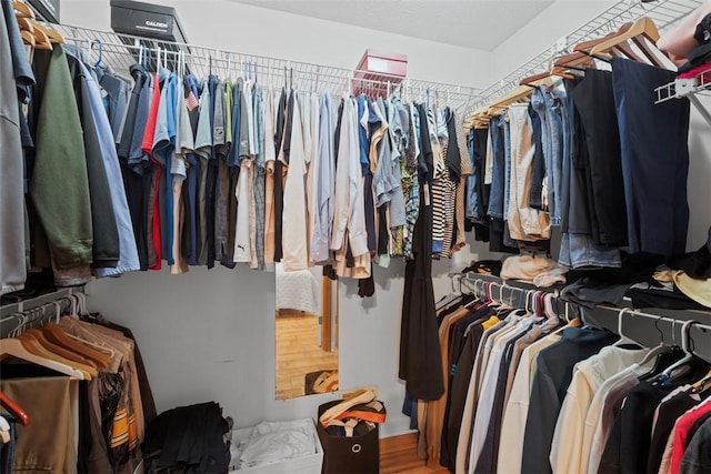 803 E Arcadia Dr, Mccandless, PA 15237 - spacious closet with wood finished floors