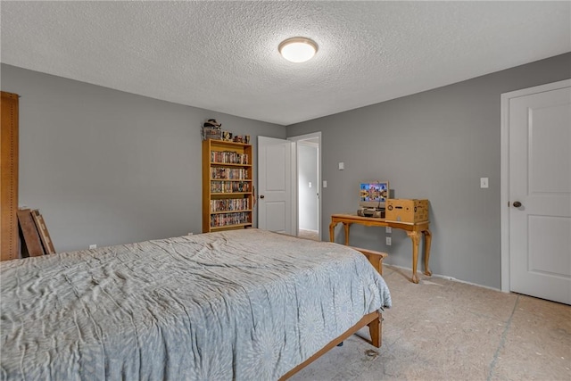 677 Fairlane Blvd, New Galilee, PA 16141 - bedroom with a textured ceiling and light colored carpet