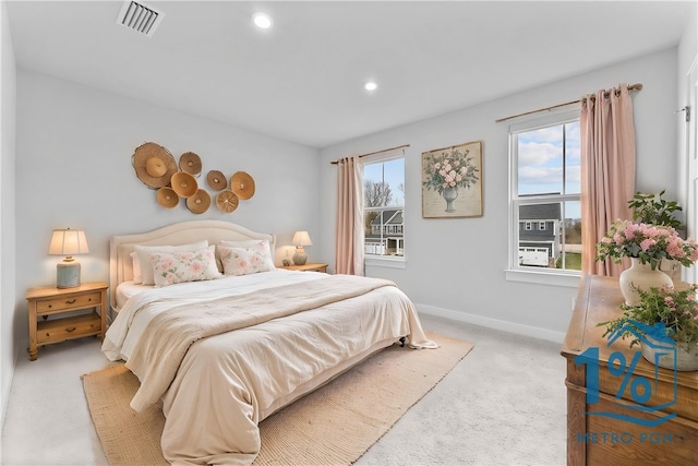 2431 Demare Dr, Bethel Park, PA 15102 - carpeted bedroom featuring baseboards and recessed lighting