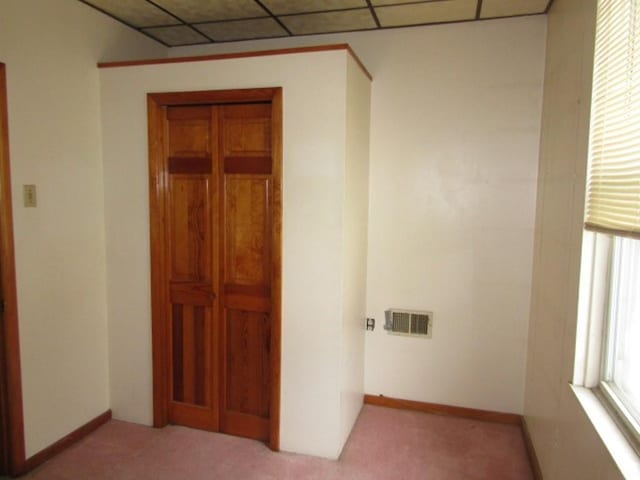 1214 1/2 3rd St, Mckees Rocks, PA 15136 - corridor with light carpet and a drop ceiling