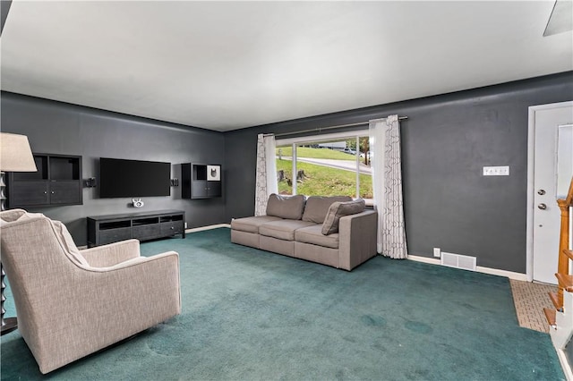 225 Larson Blvd, Rostraver, PA 15012 - living room with carpet floors and baseboards
