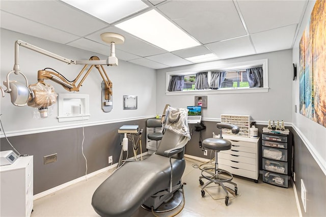 1900 Ardmore Blvd, Forest Hills Boro, PA 15221 - office area featuring a paneled ceiling