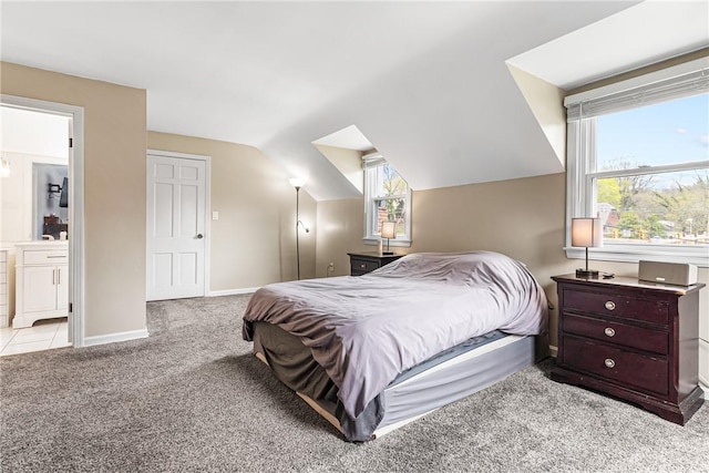 1900 Ardmore Blvd, Forest Hills Boro, PA 15221 - carpeted bedroom with vaulted ceiling and baseboards