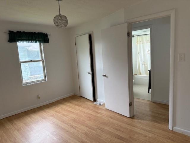 15 Miner Ave, Bentleyville, PA 15314 - unfurnished bedroom featuring light wood-style floors and baseboards