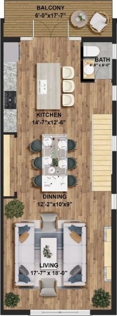 2135 Wharton St, South Side, PA 15203 - property floor plan