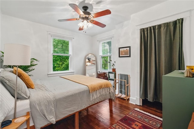 404 Lenox Ave, Forest Hills Boro, PA 15221 - bedroom with wood finished floors and ceiling fan
