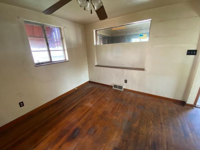 923 7th Ave, Elizabeth Twp/Boro, PA 15037 - unfurnished room with a ceiling fan, wood finished floors, and baseboards