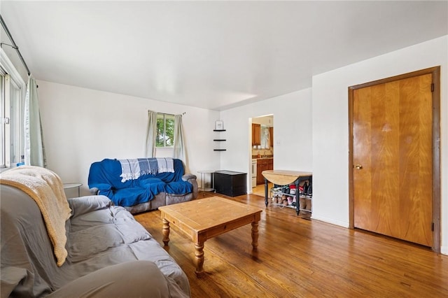 233 6th St, California, PA 15419 - living area with light wood-type flooring