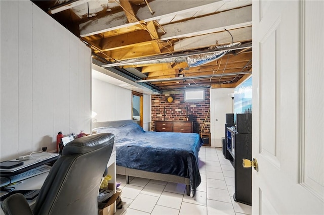 233 6th St, California, PA 15419 - bedroom featuring light tile patterned floors