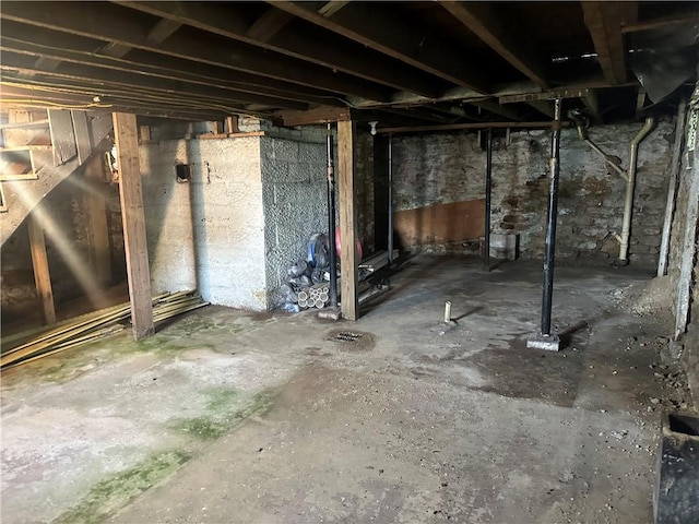 112 Laughlin St, Dawson, PA 15428 - view of unfinished below grade area