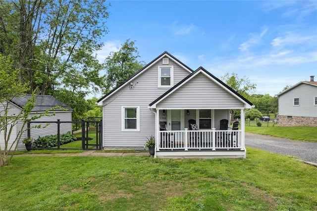 190 Elm St, Daugherty Twp, PA 15066 - back of property with a porch