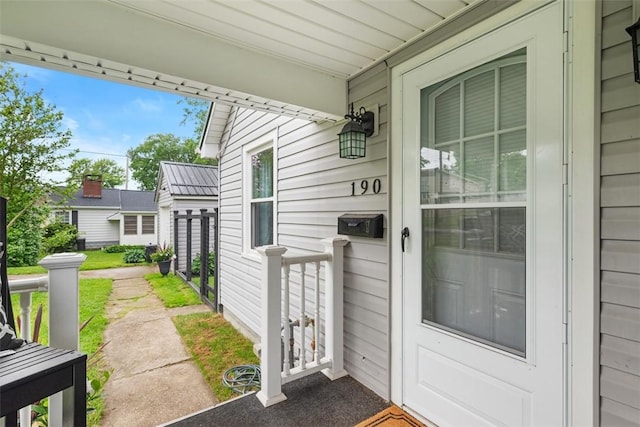 190 Elm St, Daugherty Twp, PA 15066 - entrance to property featuring a porch