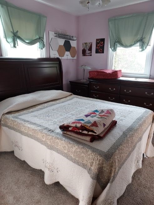 1046 Elicker Rd, Plum Boro, PA 15068 - bedroom with carpet flooring