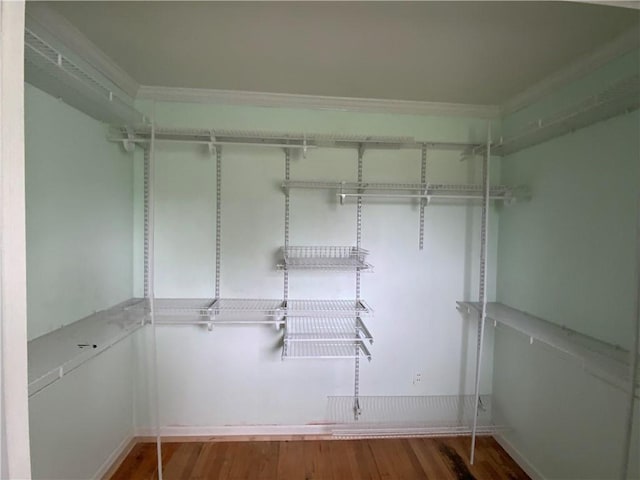 600 Moore Rd, South Franklin, PA 15301 - spacious closet featuring wood finished floors