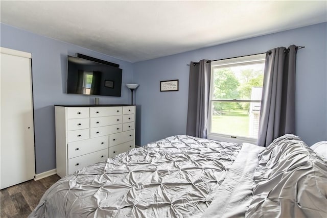 229 Holyoke Rd, Center Twp But, PA 16001 - bedroom with dark wood-style flooring and a closet