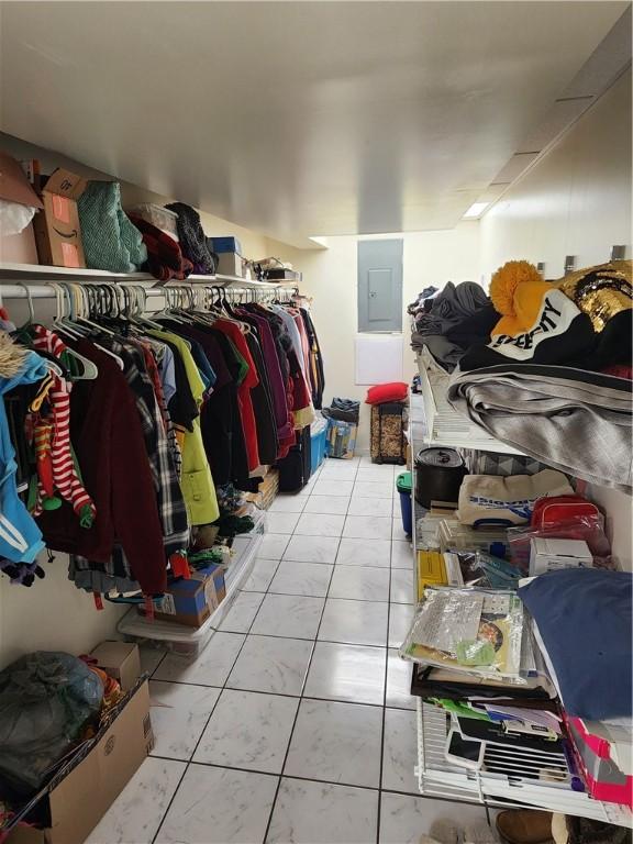 1013 Charles Dr, Union Twp Law, PA 16101 - spacious closet with electric panel and light tile patterned floors