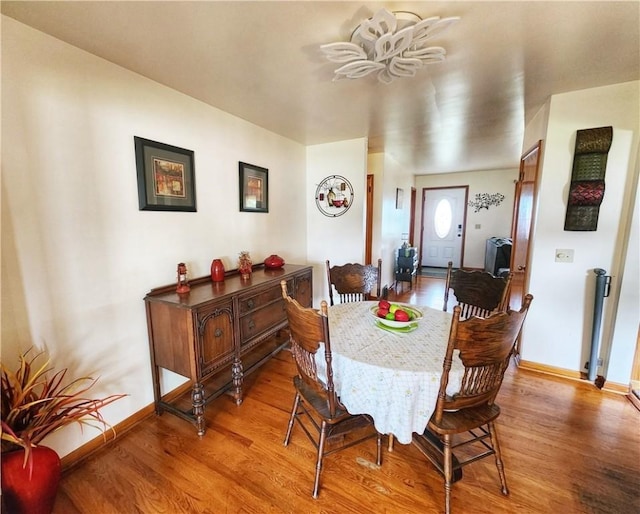 1013 Charles Dr, Union Twp Law, PA 16101 - dining space with wood finished floors and baseboards