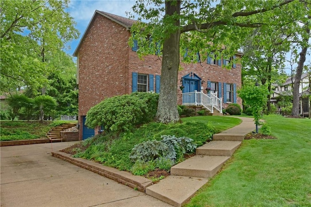 412 Forest Trails Dr, Mccandless, PA 15090 - view of front facade featuring brick siding and a front yard