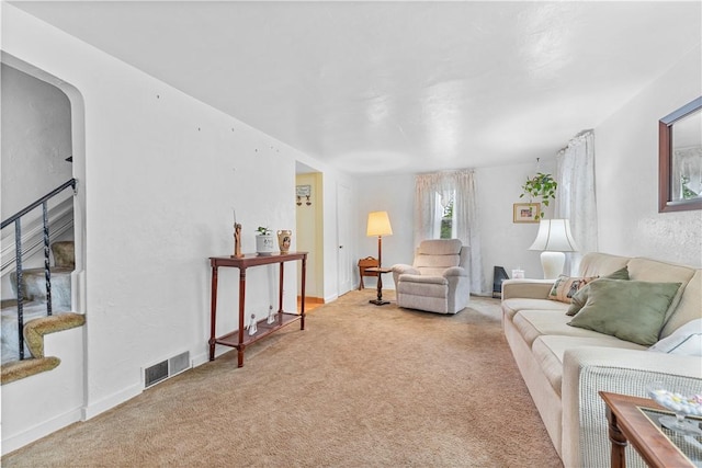 922 Bower Hill Rd, Mt Lebanon, PA 15243 - living room featuring carpet flooring