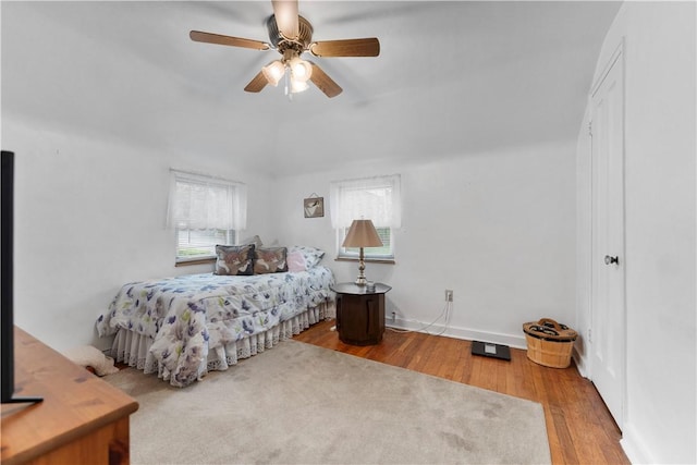 922 Bower Hill Rd, Mt Lebanon, PA 15243 - bedroom featuring wood finished floors and a ceiling fan