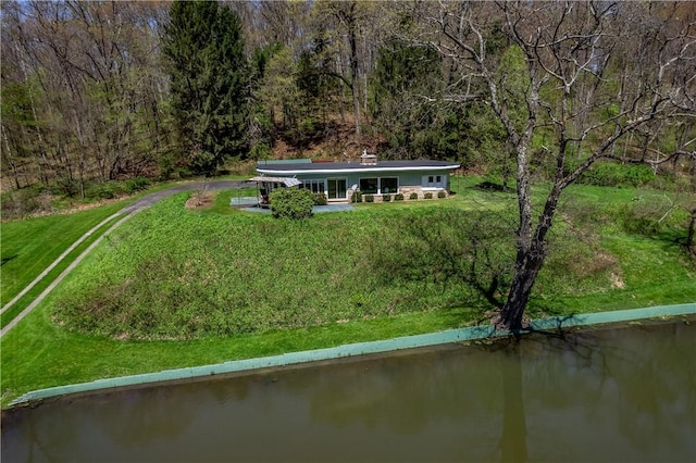 541 W Danville Rd, Oakland Twp, PA 16025 - view from above of property featuring a forest