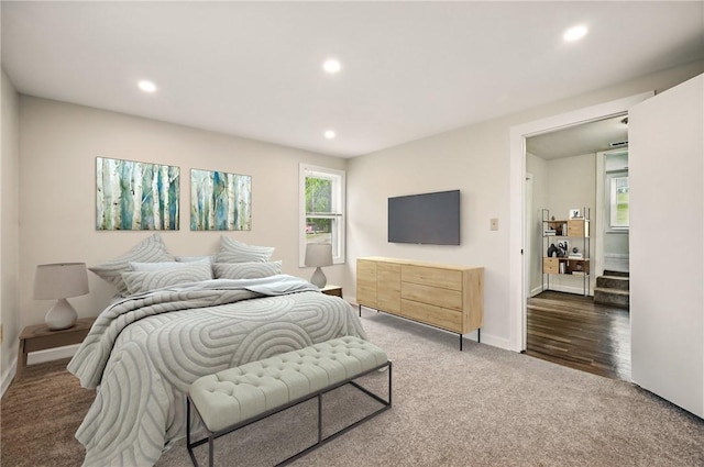 256 Marshall St, Hermitage, PA 16148 - bedroom featuring carpet floors, recessed lighting, and baseboards