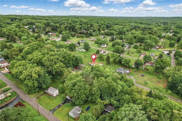 256 Marshall St, Hermitage, PA 16148 - aerial overview of property's location with a forest