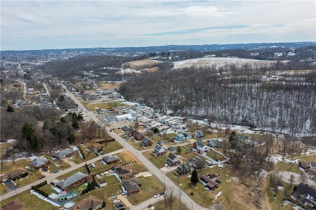 2489 Jefferson Ave, Canton Twp, PA 15301 - aerial view of property and surrounding area with nearby suburban area