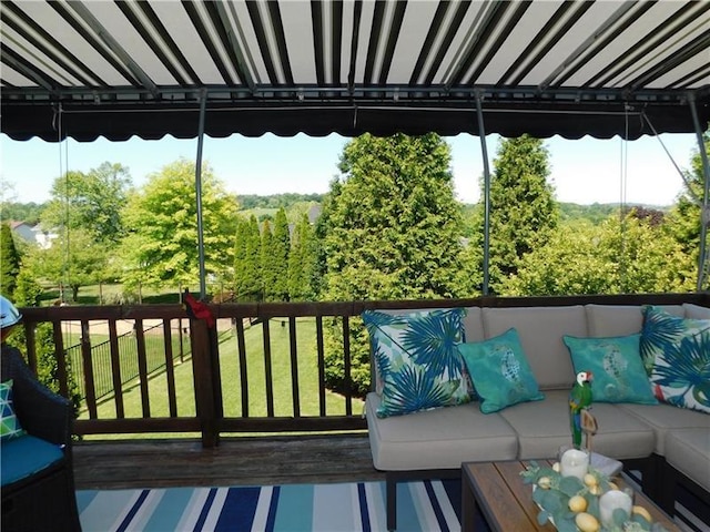 403 Shannon Dr, South Union Twp, PA 15401 - wooden terrace featuring outdoor lounge area