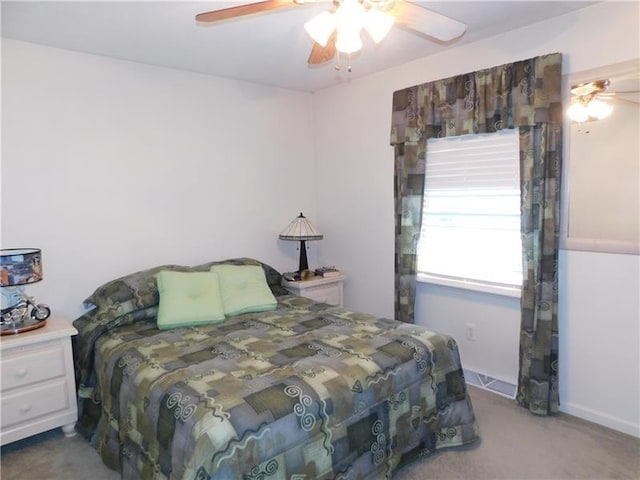403 Shannon Dr, South Union Twp, PA 15401 - carpeted bedroom with a ceiling fan