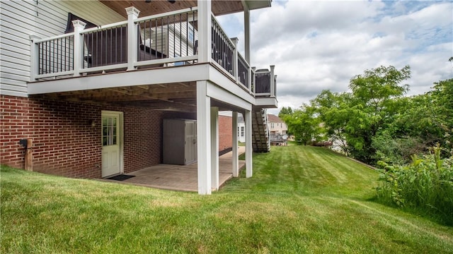 104 Cherokee Ct, Buffalo Twp But, PA 16229 - view of grassy yard featuring a patio