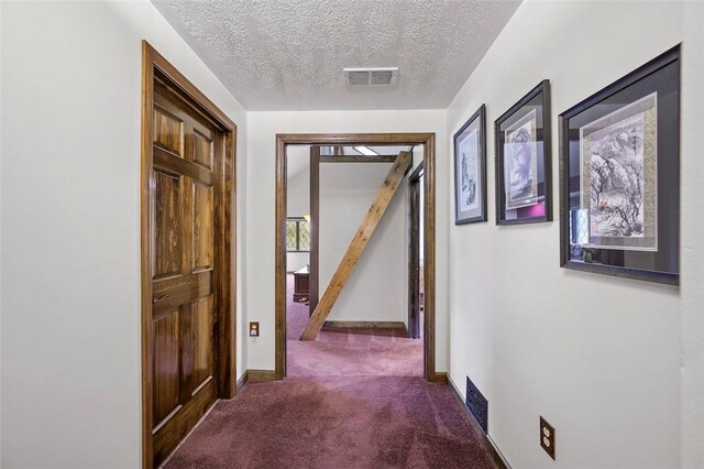 2465 Citation Ct, Franklin Park, PA 15090 - corridor with carpet flooring, a textured ceiling, and baseboards