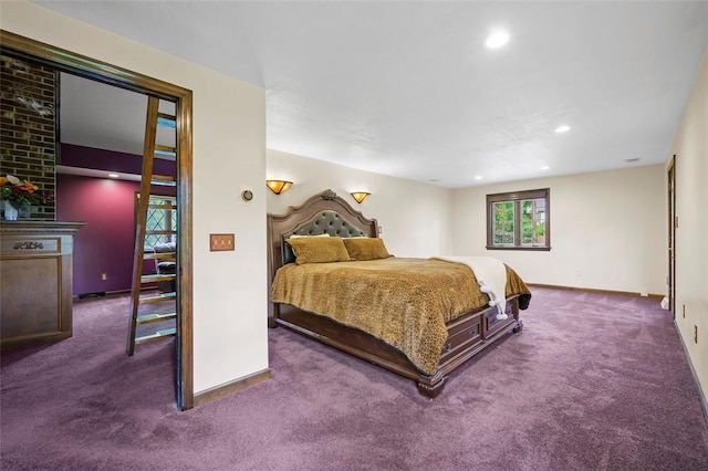 2465 Citation Ct, Franklin Park, PA 15090 - bedroom featuring carpet, baseboards, and recessed lighting