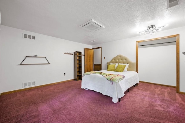2465 Citation Ct, Franklin Park, PA 15090 - carpeted bedroom with baseboards and a textured ceiling