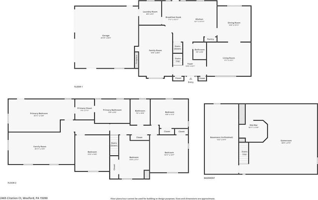 2465 Citation Ct, Franklin Park, PA 15090 - property floor plan