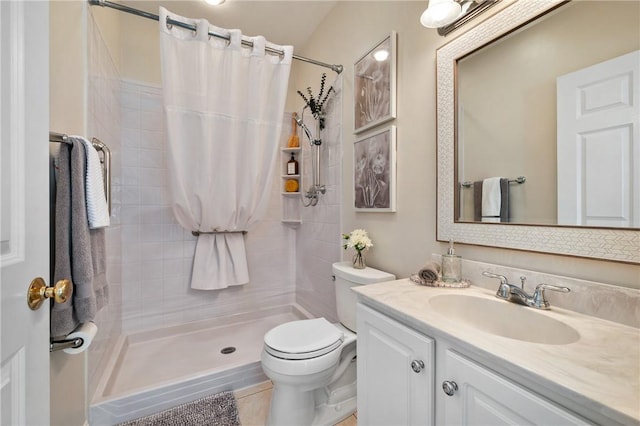 139 Canter Ln, West Deer, PA 15044 - full bathroom featuring a tile shower, vanity, and toilet