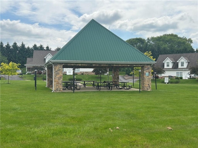 139 Canter Ln, West Deer, PA 15044 - view of home's community with a gazebo and a lawn