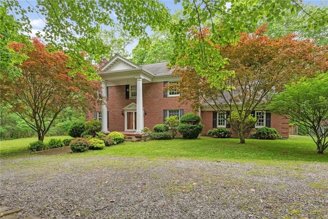 1001 Grand Ave, Hopewell Twp Bea, PA 15001 - greek revival house featuring a front yard and brick siding