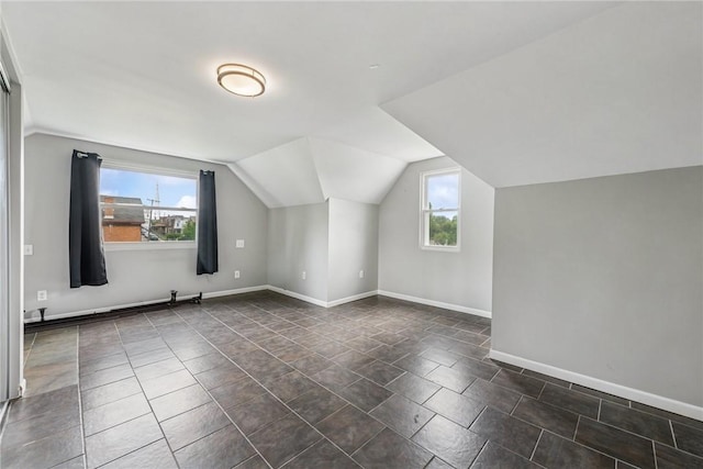32 Norton St, Mt Washington, PA 15211 - bonus room featuring plenty of natural light, lofted ceiling, and baseboards